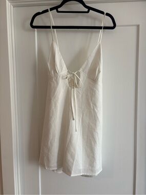 Peppermayo white mini dress